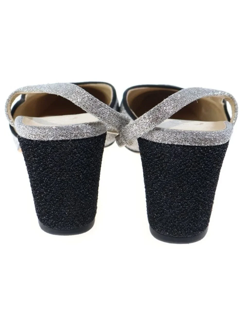 Chanel slingback glitter